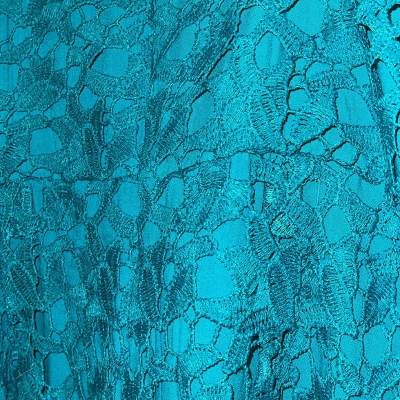 Teal spaghetti strap dress - Picture 3 of 5